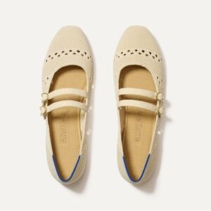 🌷Rothy's Double Buckle Mary Jane Crochet Flats🌷